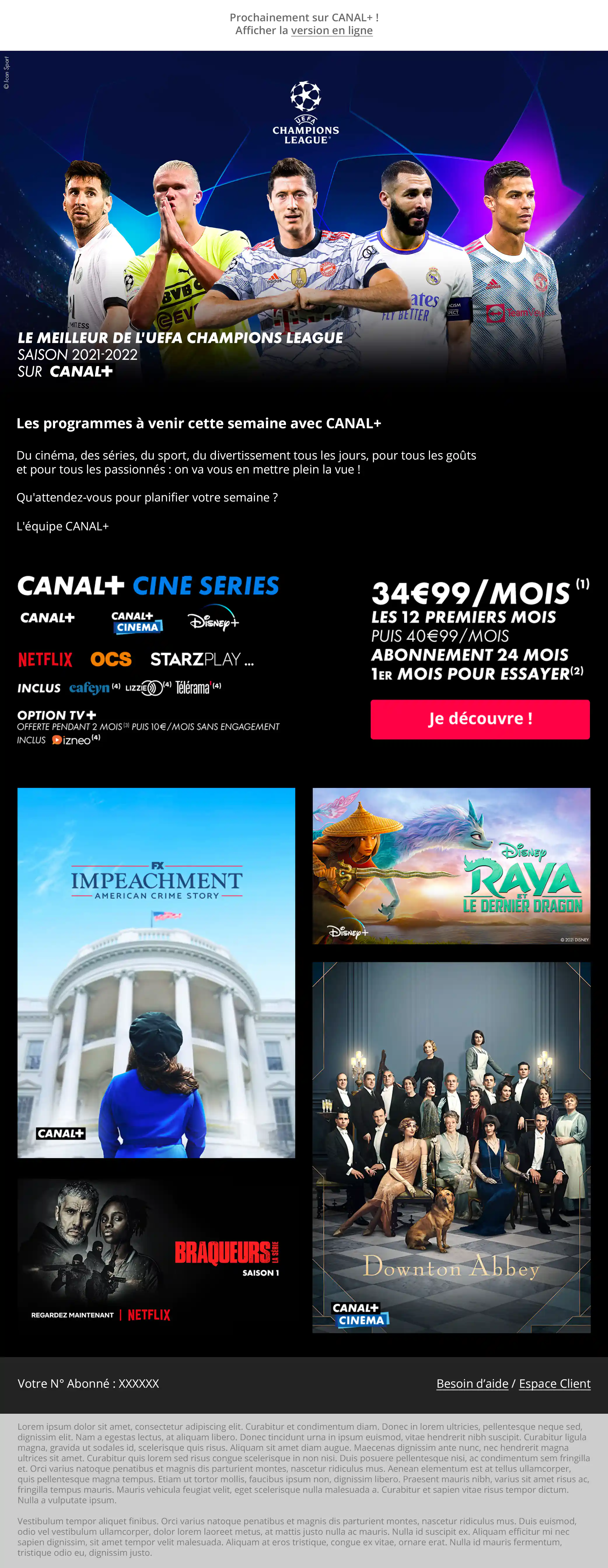 EMAIL CANAL+