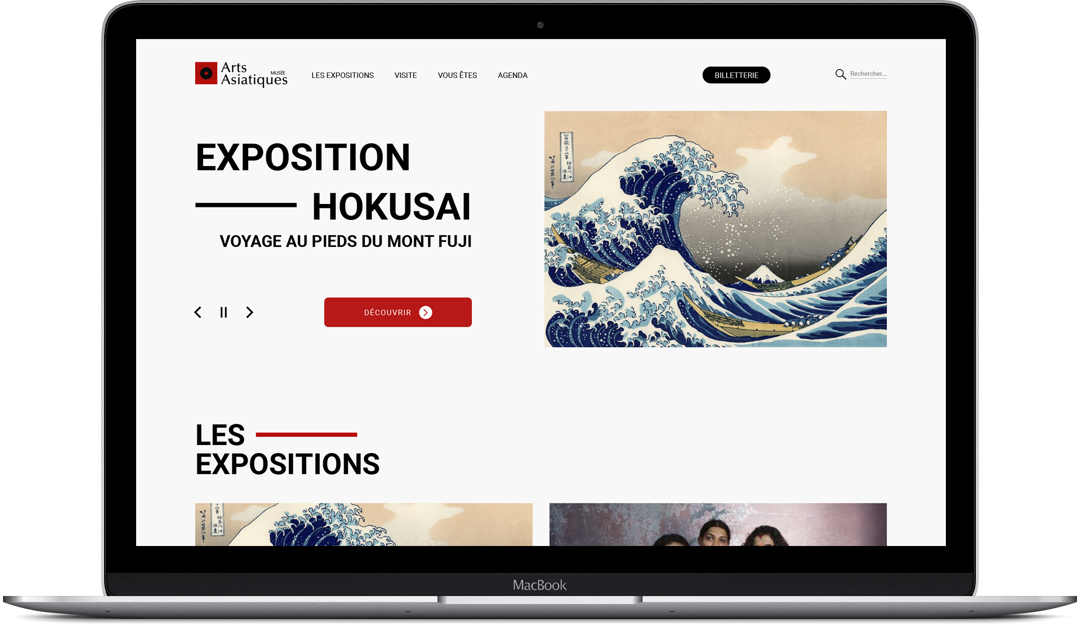 MUSEE DES ARTS ASIATIQUES - UI DESIGN